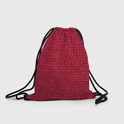 Рюкзак-мешок Вишнёвый мелкие полосочки, цвет: 3D-принт