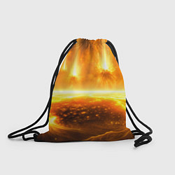 Рюкзак-мешок Солнечная плазма вспышки, цвет: 3D-принт