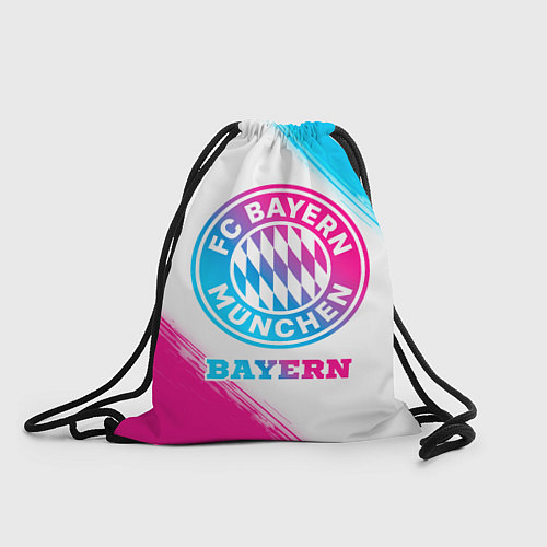 Мешок для обуви Bayern neon gradient style / 3D-принт – фото 1