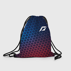 Рюкзак-мешок Need for Speed неоновые соты, цвет: 3D-принт