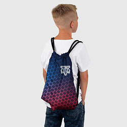 Рюкзак-мешок GTA неоновые соты, цвет: 3D-принт — фото 2
