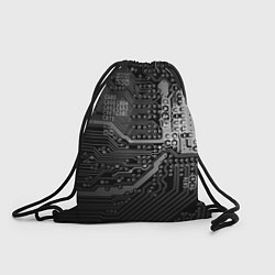 Рюкзак-мешок Микросхема плата, цвет: 3D-принт