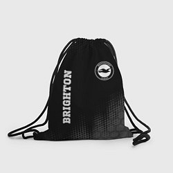 Рюкзак-мешок Brighton sport на темном фоне вертикально, цвет: 3D-принт