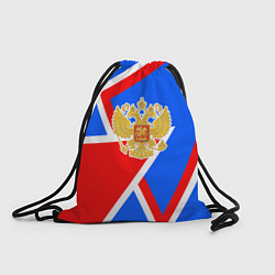 Мешок для обуви Герб России - патриотические цвета