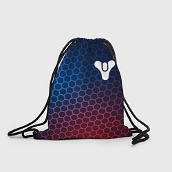 Рюкзак-мешок Destiny неоновые соты, цвет: 3D-принт