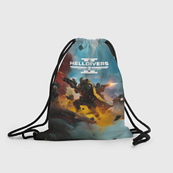 Рюкзак-мешок Helldivers 2 art for the game, цвет: 3D-принт