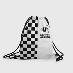 Мешок для обуви Content Warning шашечки