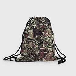 Рюкзак-мешок Граффити патерн, цвет: 3D-принт