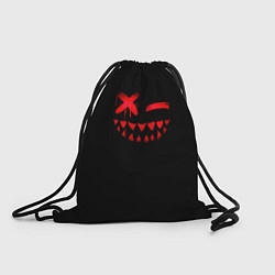 Рюкзак-мешок Одноглазый монстр глитч улыбка, цвет: 3D-принт