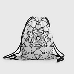 Рюкзак-мешок Мандала узор ракушка, цвет: 3D-принт