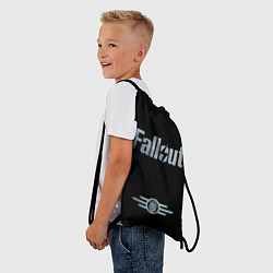 Рюкзак-мешок Fallout - Logo, цвет: 3D-принт — фото 2