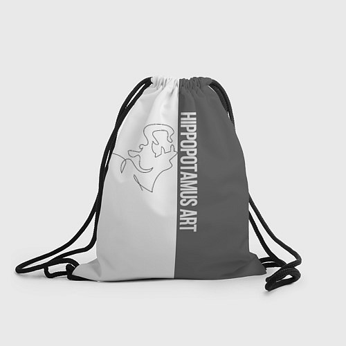 Мешок для обуви Hippopotamus art / 3D-принт – фото 1