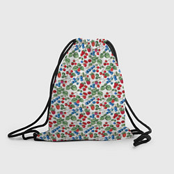 Рюкзак-мешок Ягодный принт, цвет: 3D-принт