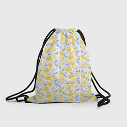 Рюкзак-мешок Летний вайб - паттерн лимонов, цвет: 3D-принт