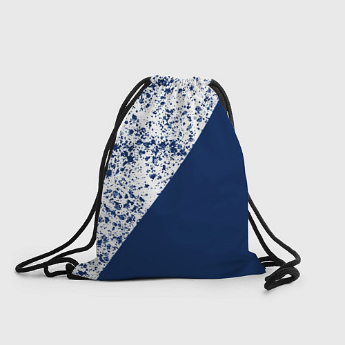 Мешок для обуви Сине-белый пополам / 3D-принт – фото 1