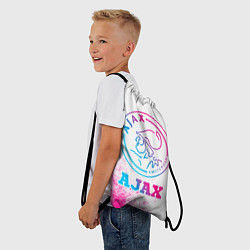Рюкзак-мешок Ajax neon gradient style, цвет: 3D-принт — фото 2