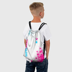 Рюкзак-мешок Tottenham neon gradient style вертикально, цвет: 3D-принт — фото 2