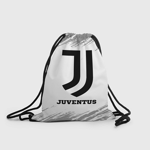 Мешок для обуви Juventus sport на светлом фоне / 3D-принт – фото 1