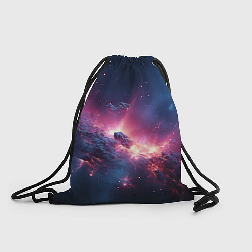 Мешок для обуви Взрыв в космосе / 3D-принт – фото 1