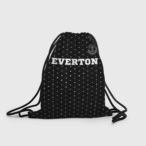 Мешок для обуви Everton sport на темном фоне посередине / 3D-принт – фото 1