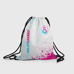 Рюкзак-мешок Galatasaray neon gradient style вертикально, цвет: 3D-принт