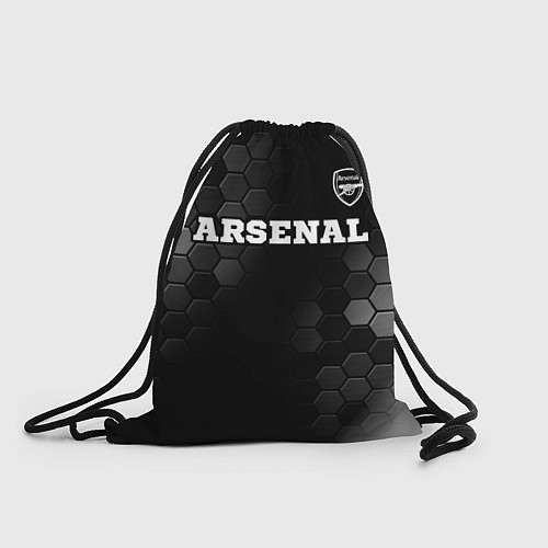 Мешок для обуви Arsenal sport на темном фоне посередине / 3D-принт – фото 1