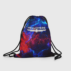 Рюкзак-мешок Helldivers: Space Logo, цвет: 3D-принт