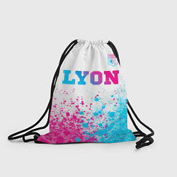 Мешок для обуви Lyon neon gradient style посередине