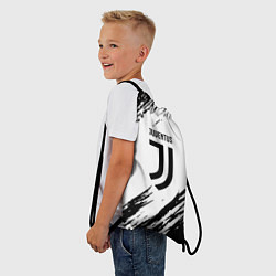 Рюкзак-мешок Juventus краски, цвет: 3D-принт — фото 2