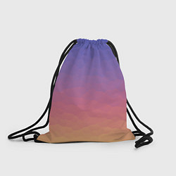 Рюкзак-мешок Эффект рассвета градиентом с кристаллизацией, цвет: 3D-принт