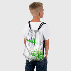 Рюкзак-мешок Dead by daylight краски, цвет: 3D-принт — фото 2