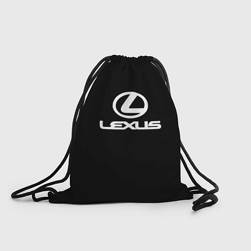 Мешок для обуви Lexus white logo / 3D-принт – фото 1