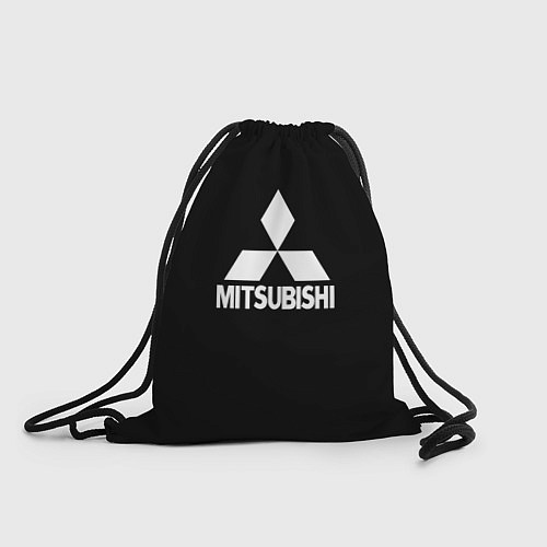 Мешок для обуви Mitsubishi logo white / 3D-принт – фото 1