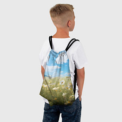 Рюкзак-мешок Ромашковое поле, цвет: 3D-принт — фото 2