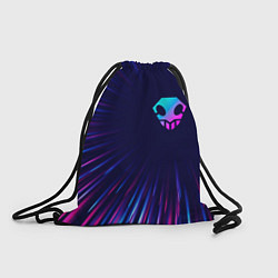 Рюкзак-мешок Bleach neon blast lines, цвет: 3D-принт