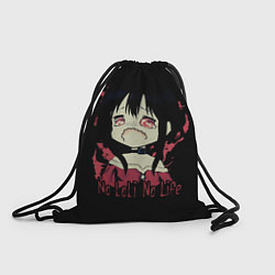 Рюкзак-мешок No loli No life, цвет: 3D-принт