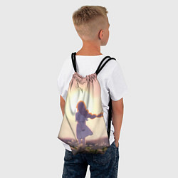 Рюкзак-мешок Фламме в детстве, цвет: 3D-принт — фото 2