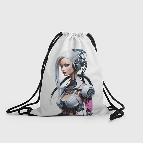 Мешок для обуви Cyber warrior Barbie - ai art fantasy / 3D-принт – фото 1