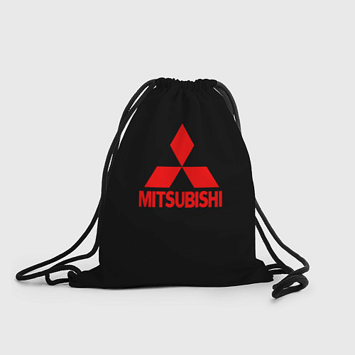 Мешок для обуви Mitsubishi red logo / 3D-принт – фото 1