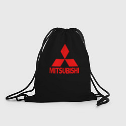 Рюкзак-мешок Mitsubishi red logo, цвет: 3D-принт