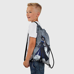 Рюкзак-мешок Грозовые волны - Янъян, цвет: 3D-принт — фото 2