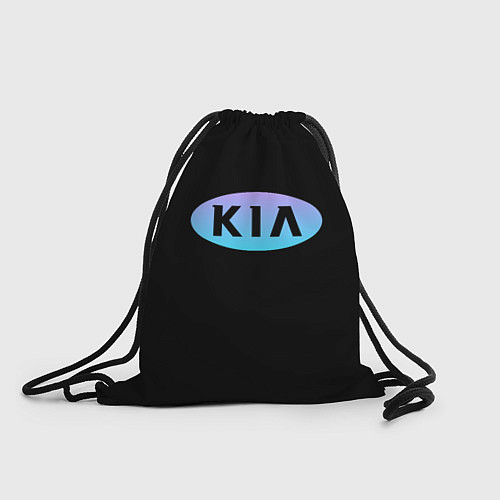 Мешок для обуви KIA logo neon / 3D-принт – фото 1