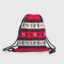 Рюкзак-мешок Кокопелли - бог индейцев хайда, цвет: 3D-принт
