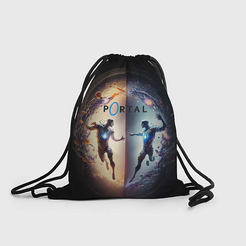 Мешок для обуви Люди в портале / 3D-принт – фото 1