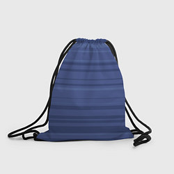 Рюкзак-мешок Синий простые полосы, цвет: 3D-принт
