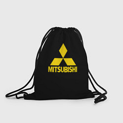 Рюкзак-мешок Mitsubishi logo yelow, цвет: 3D-принт