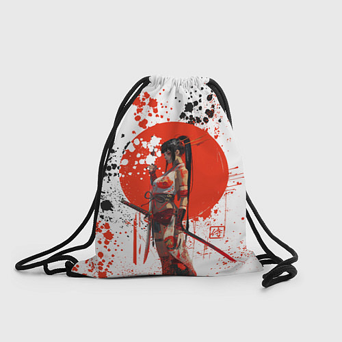 Мешок для обуви Женщина самурай / 3D-принт – фото 1