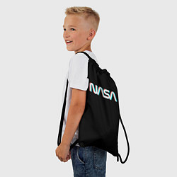 Рюкзак-мешок NASA glitch, цвет: 3D-принт — фото 2