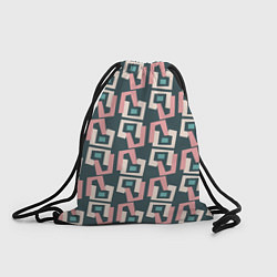 Рюкзак-мешок Геометрическая ретро абстракция, цвет: 3D-принт