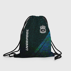 Рюкзак-мешок Liverpool glitch blue, цвет: 3D-принт